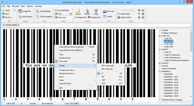 Phần mềm in và tạo tem nhãn mã vạch ActiveBarcode