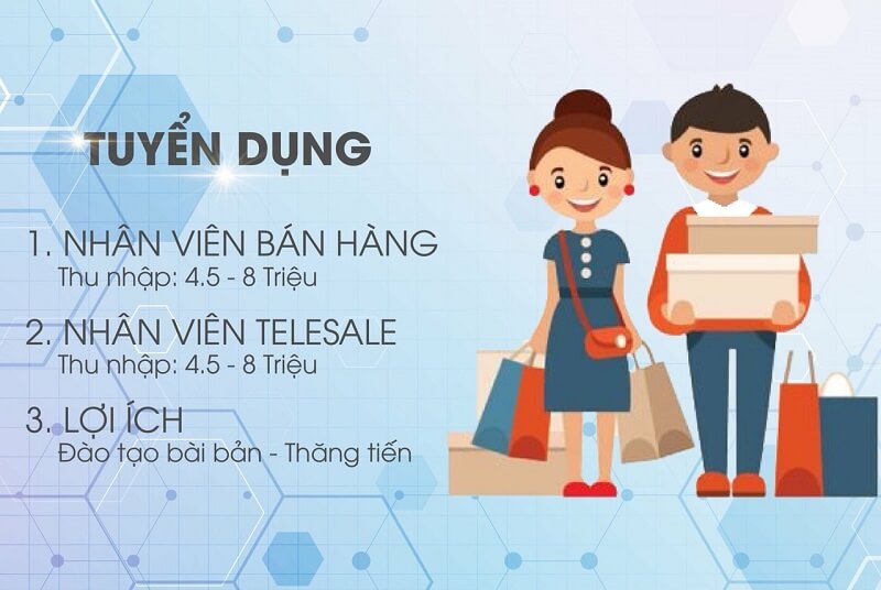 Mô tả công việc phải làm của nhân viên bán hàng