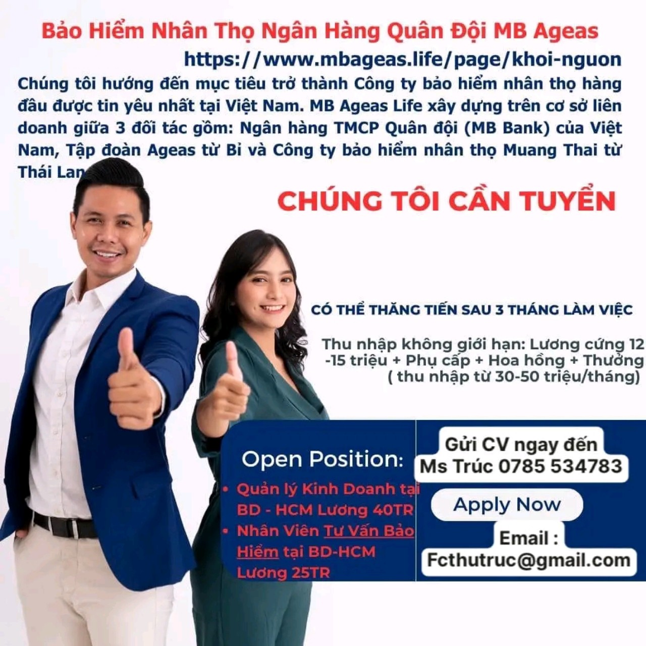 Công Ty Bảo Hiểm Nhân Thọ Mb Ageas Life Trực Thuộc Ngân Hàng Quân Đội Mb